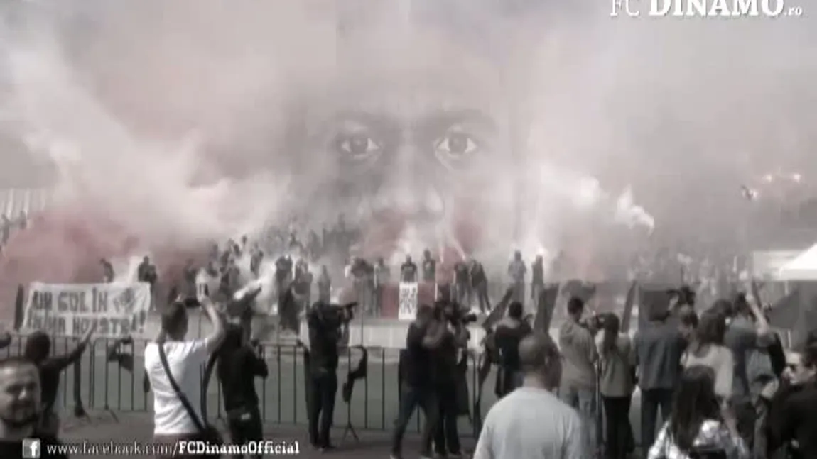 Patrick Ekeng, imagini emoţionante. Momente sfâşietoare de la ceremonia de rămas bun de pe stadionul Dinamo