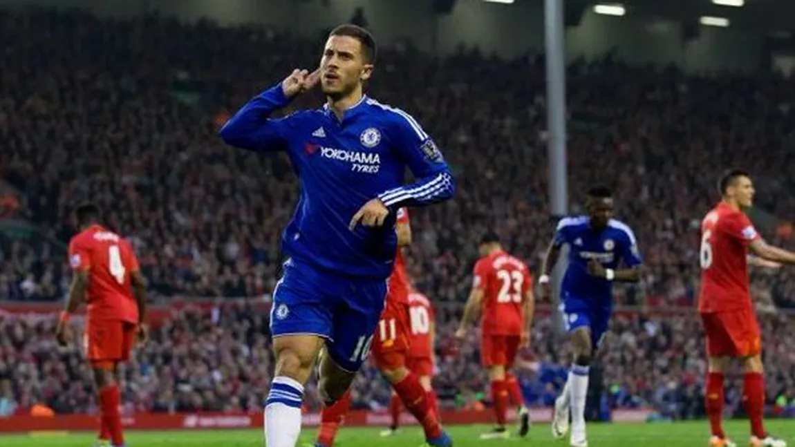 Eden Hazard şi-a umilit fiul pe Stamford Bridge. Cum a râs de micuţ, în faţa unui stadion arhiplin VIDEO