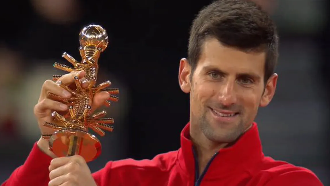 Simona Halep la feminin, Novak Djokovic la masculin. Sârbul a câştigat turneul de la Madrid