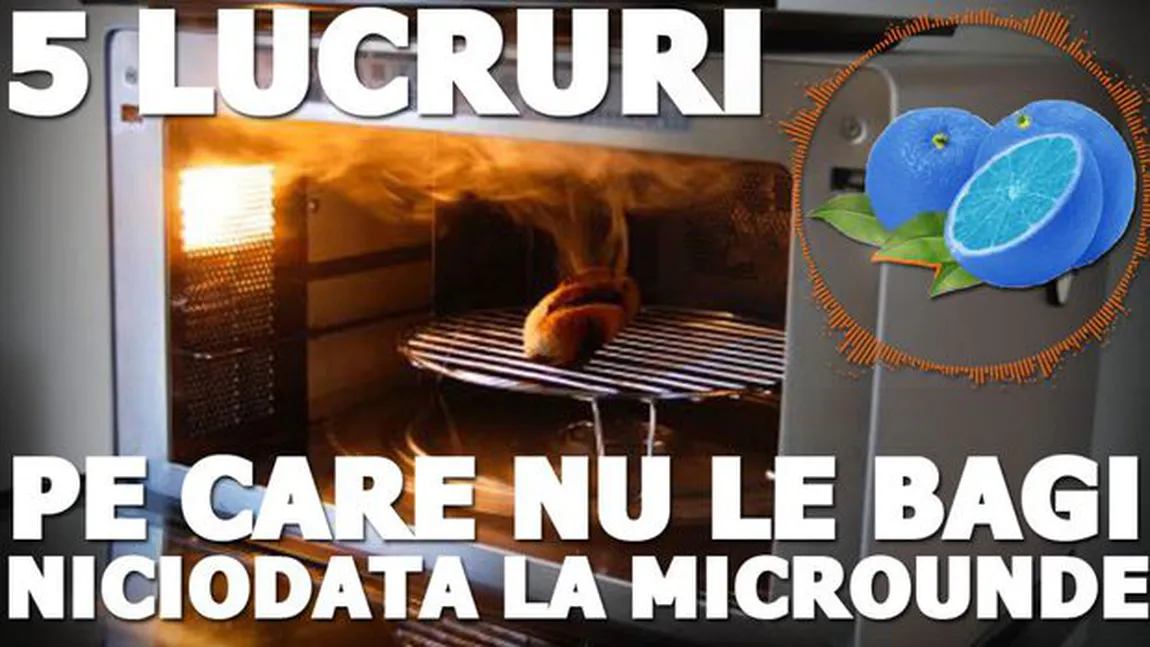 Cinci lucruri pe care să nu le pui niciodată la microunde