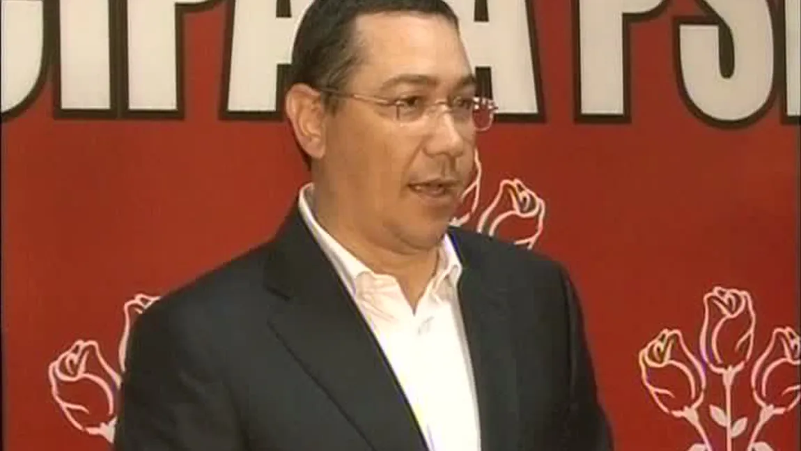 Ponta: Avem un guvern, guvernul lui, care se dovedeşte extrem de incompetent, ba chiar ucigaş