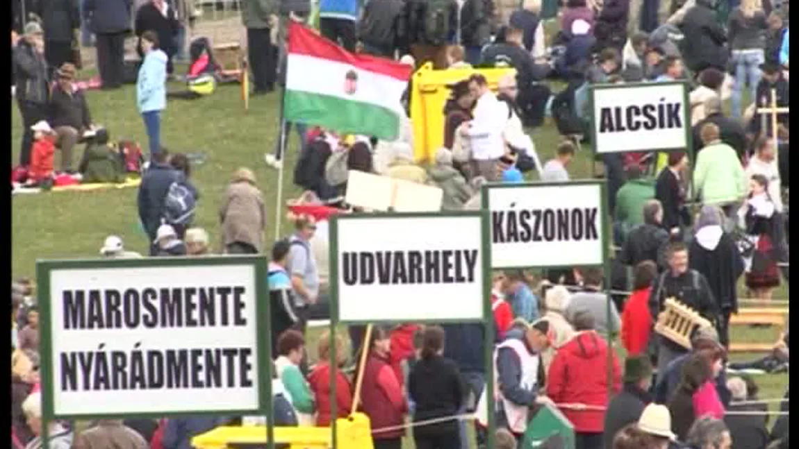 Preşedintele Ungariei a sărbătorit alături de 100.000 de oameni Rusaliile la Şumuleu Ciuc VIDEO