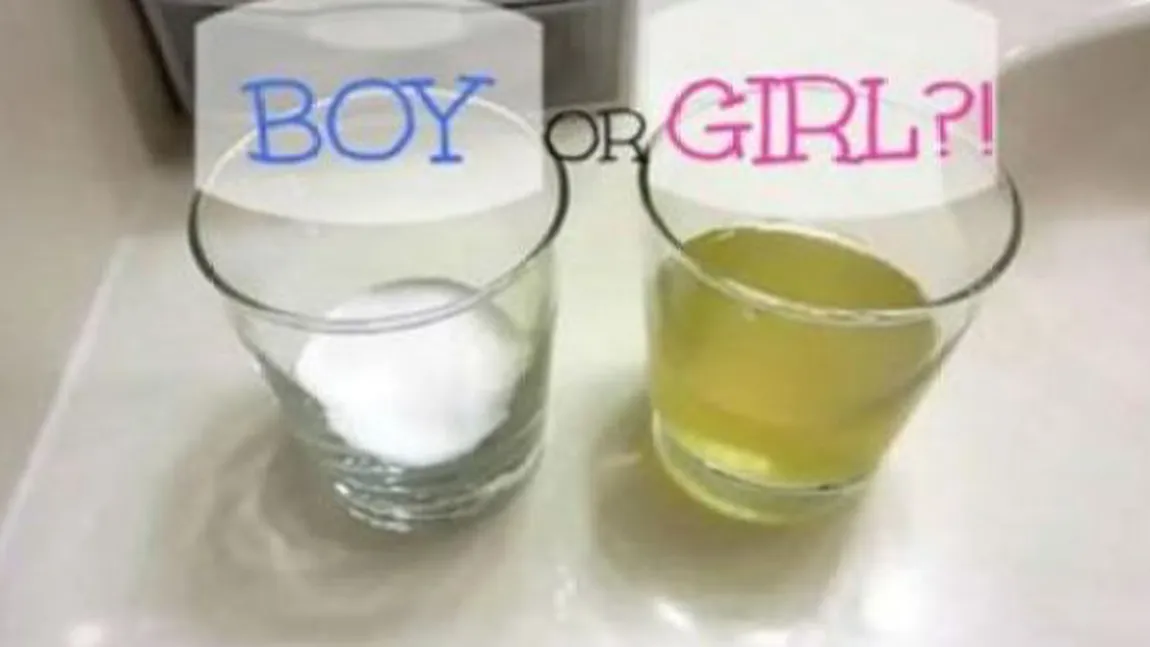 Testul incredibil cu bicarbonat de sodiu care îţi spune dacă eşti însărcinată cu fată sau băiat