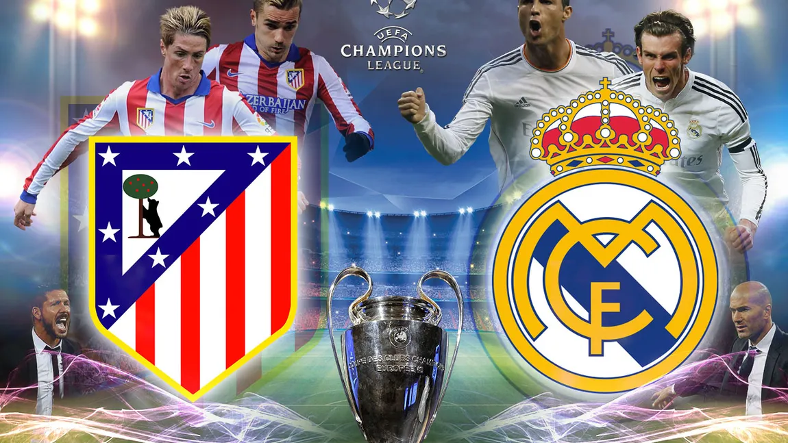 Real Madrid - Atletico Madrid 1-1, 5-3 la 11 metri în finala Champions League 2016