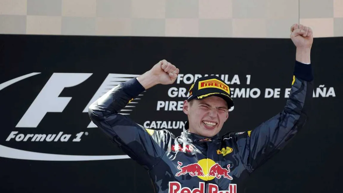 Surpriză mare în Formula 1. Olandezul Max Verstappen, învingător în MP al Spaniei, la doar 18 ani