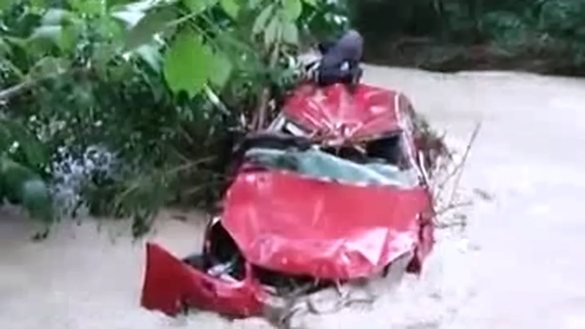 Imagini înfiorătoare la inundaţiile din Gorj VIDEO