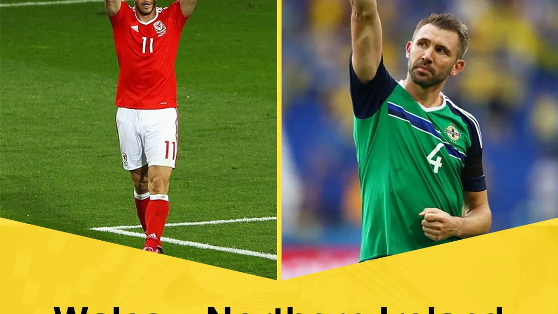 ŢARA GALILOR-IRLANDA DE NORD 1-0. Galezii sunt în sferturi la EURO 2016, graţie unui autogol