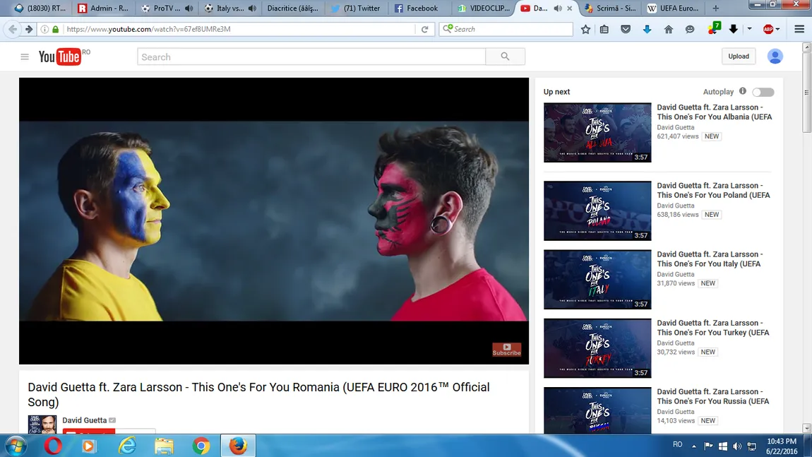 România are imn, dar n-are echipă. Piesa oficială a tricolorilor pentru EURO 2016 a fost lansată miercuri VIDEO
