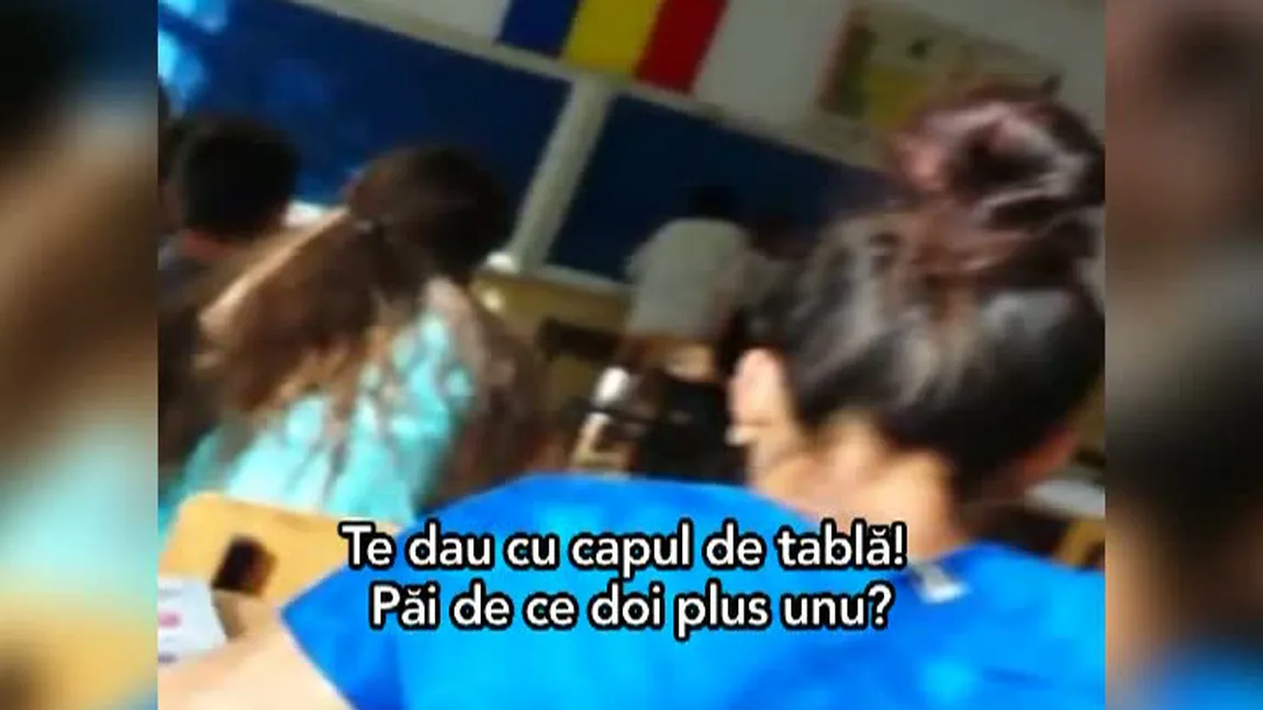 IMAGINI INCREDIBILE la un liceu din Dolj. O profesoară, acuzată că a jignit o elevă VIDEO