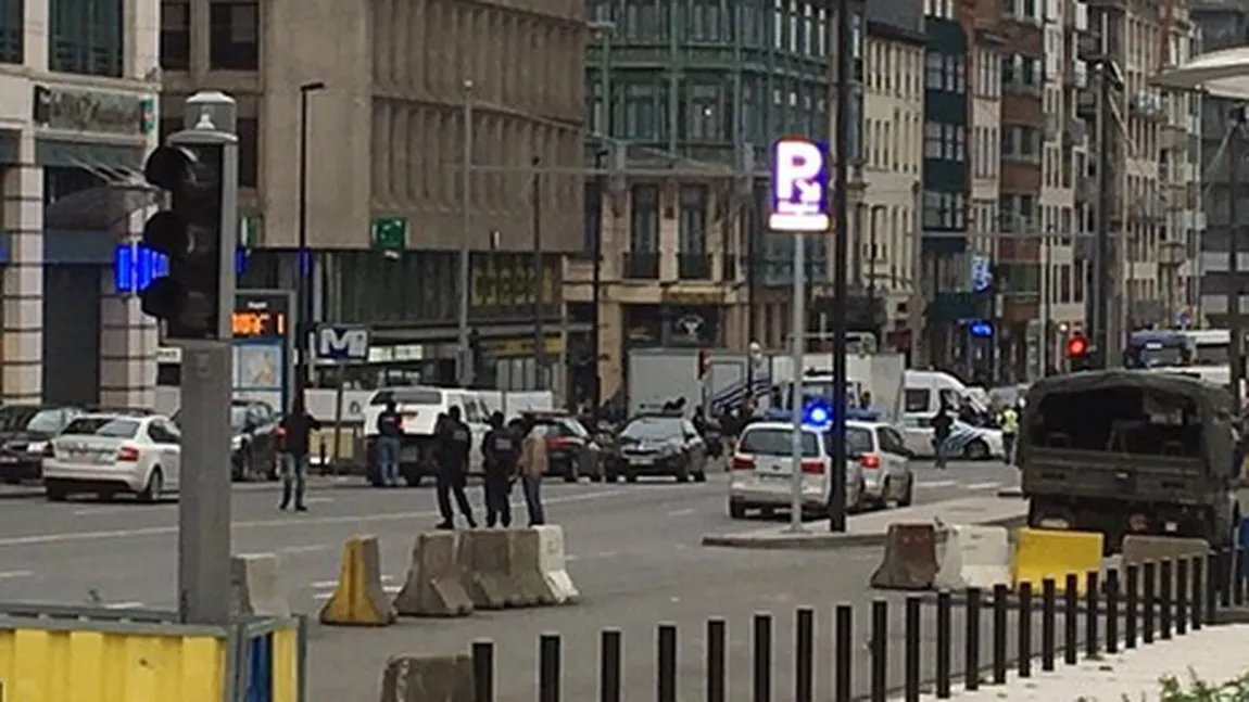 Alertă cu bombă la un centru comercial din Bruxelles. Un suspect a fost reţinut
