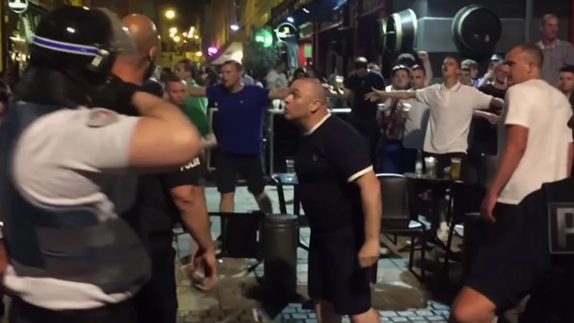 EURO 2016 începe cu scandal: Primele bătăi între huligani VIDEO