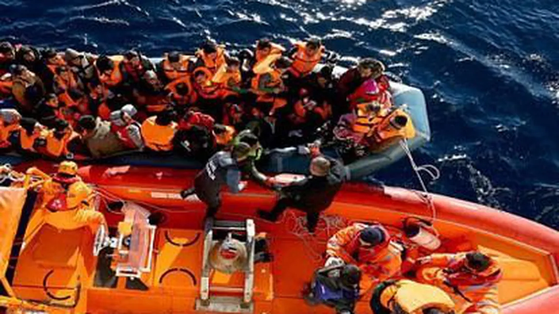 Peste 1.700 de imigranţi, salvaţi de la înec cu nave româneşti