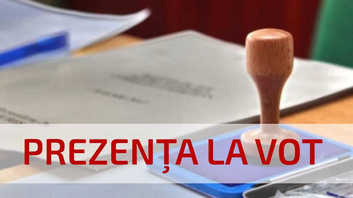 ALEGERI LOCALE 2016: Cum a evoluat PREZENŢA LA VOT la ultimele scrutine