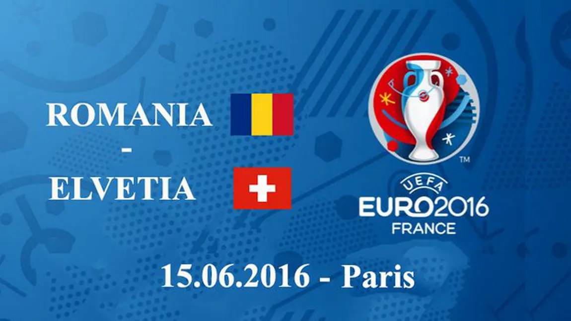 România - Elveţia 1-1 la Euro 2016, LIVE VIDEO ONLINE la PRO TV şi DOLCE SPORT
