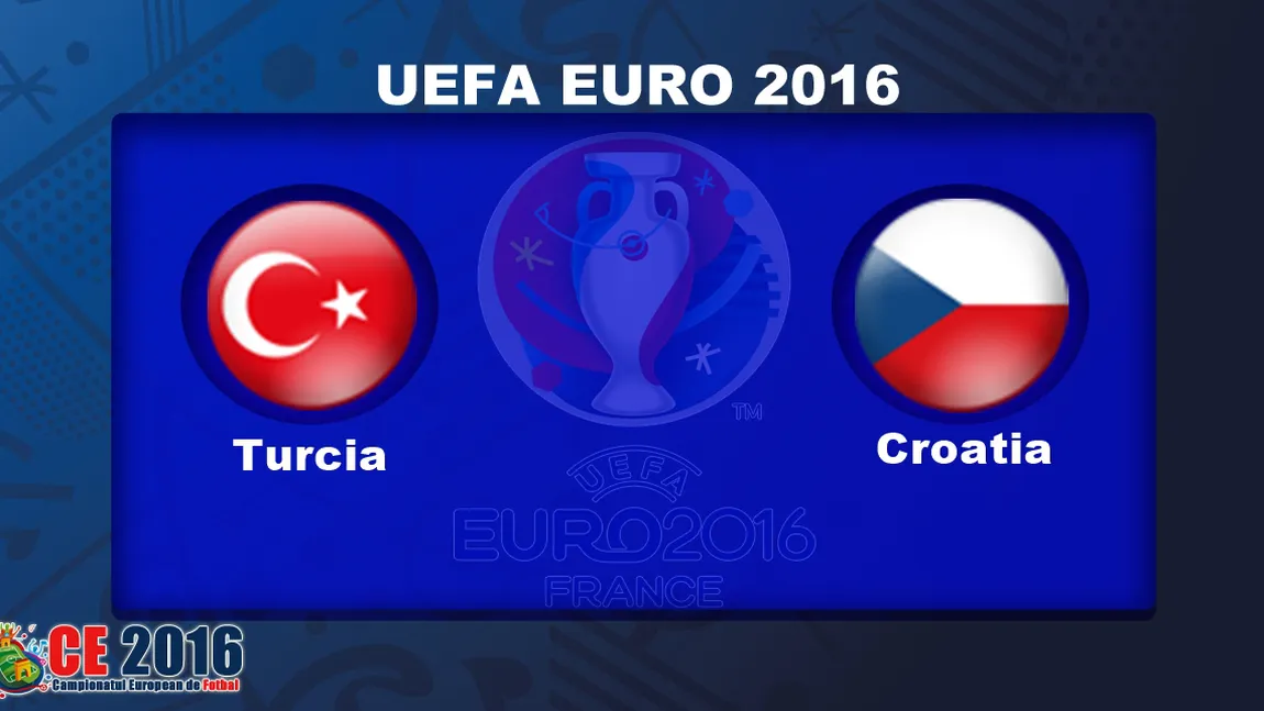 TURCIA-CROAŢIA LIVE VIDEO DOLCE SPORT ONLINE la EURO 2016: 0-1