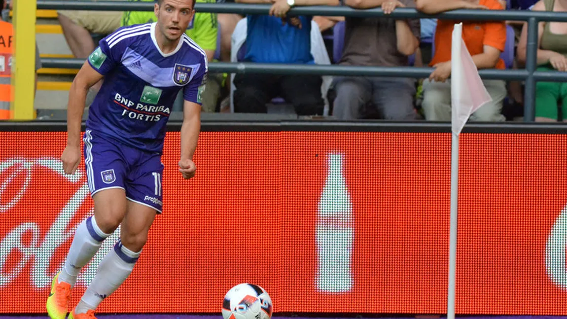 Alex Chipciu a debutat ca titular la Anderlecht