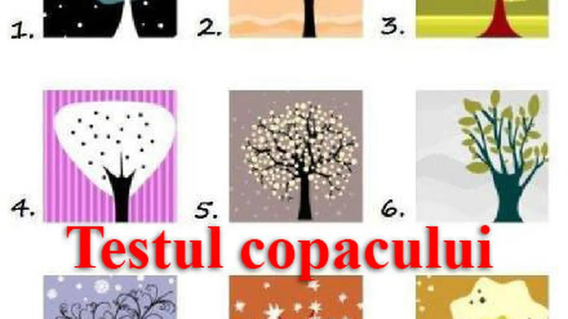 Testează-ţi personalitatea amuzându-te! Testul copacului