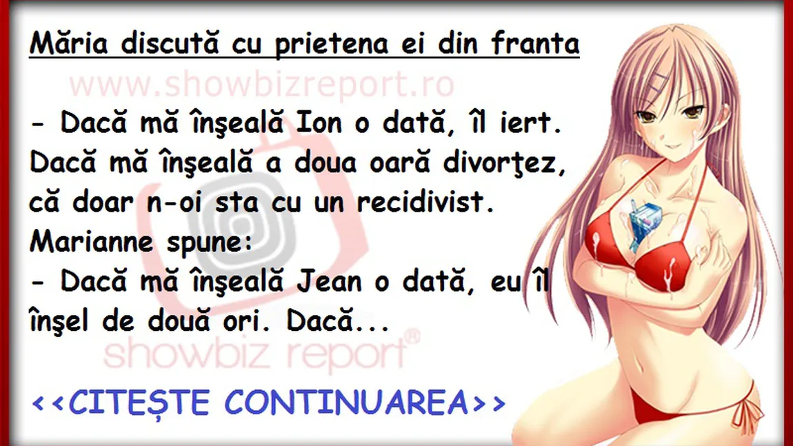 BANCUL ZILEI. Viziunea femeilor despre fidelitate