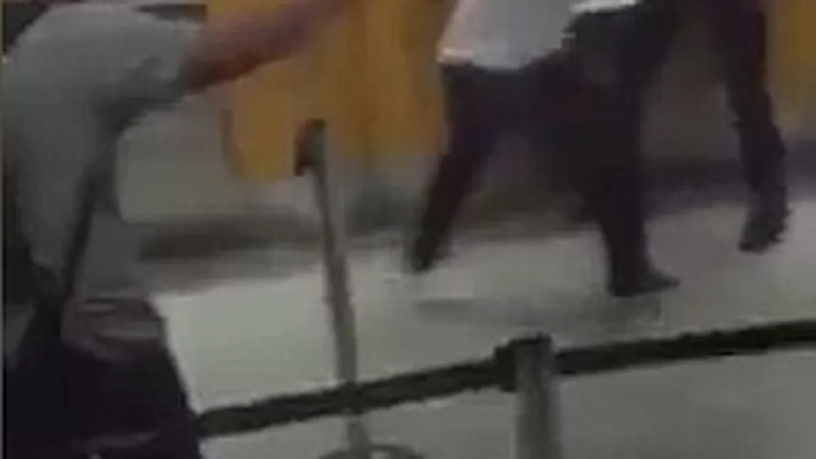 Violenţe pe aeroport. 