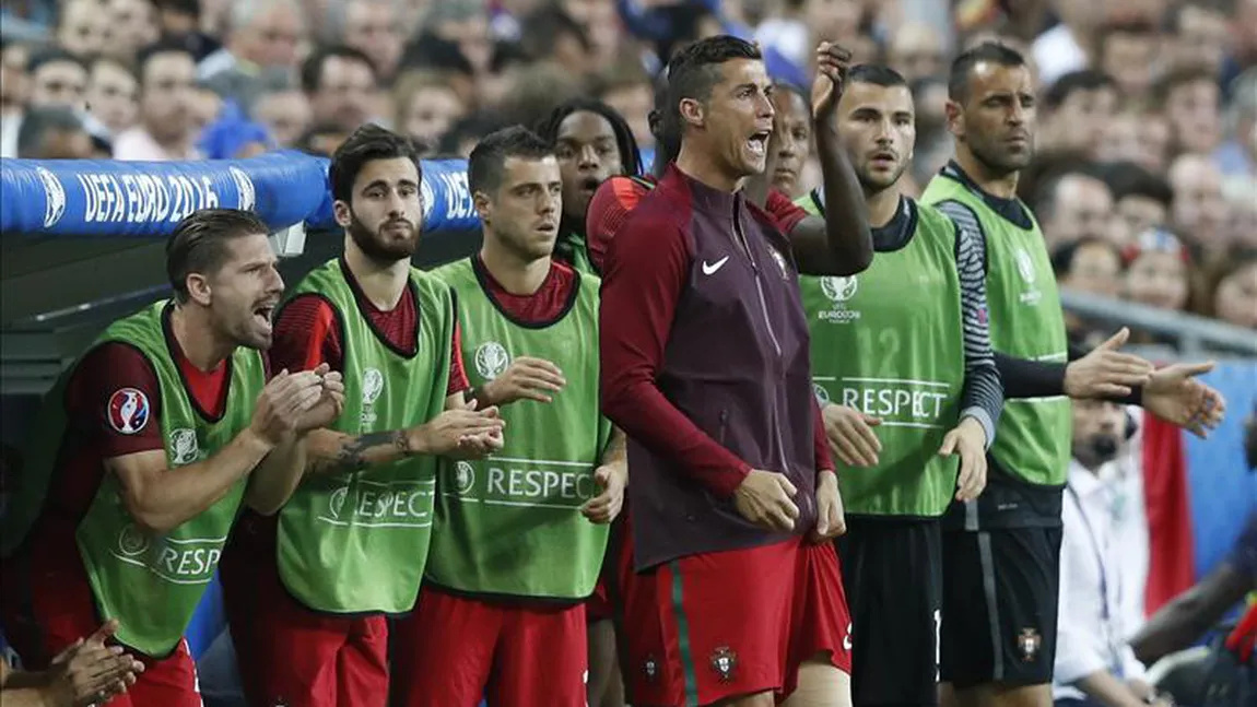 Ce nu s-a văzut la tv, în timpul finalei EURO 2016. Imagini inedite cu Cristiano Ronaldo VIDEO