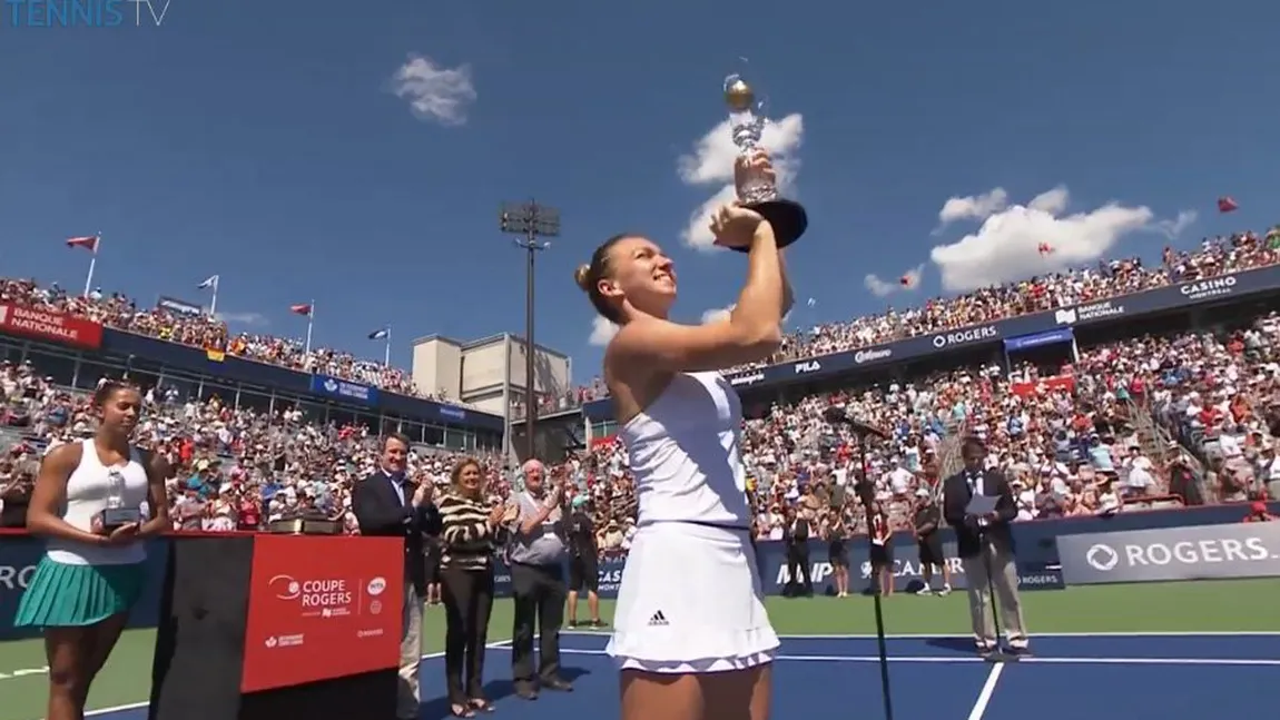 Simona Halep, victorie extraordinară la Montreal. Este cel mai mare turneu câştigat în acest an