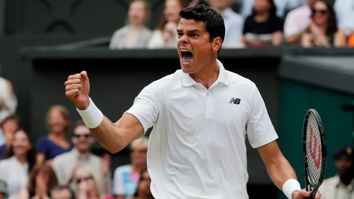 WIMBLEDON 2016. Milan Raonic l-a eliminat pe Federer şi e primul canadian calificat într-o finală de Grand Slam