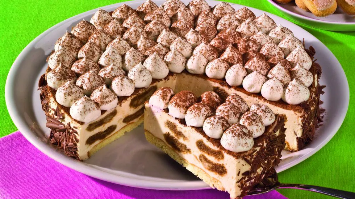 Desertul zilei: Tort tiramisu fără coacere