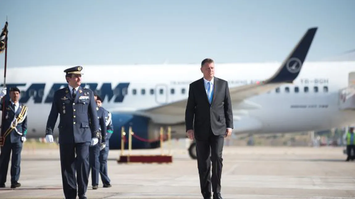 Guvernul pregăteşte ordonanţă de urgenţă pentru avionul lui Klaus Iohannis