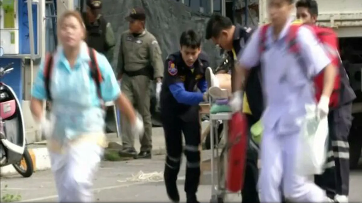 O nouă explozie în Thailanda. Bilanţ: 4 morţi şi zeci de răniţi, între care şi turişti străini