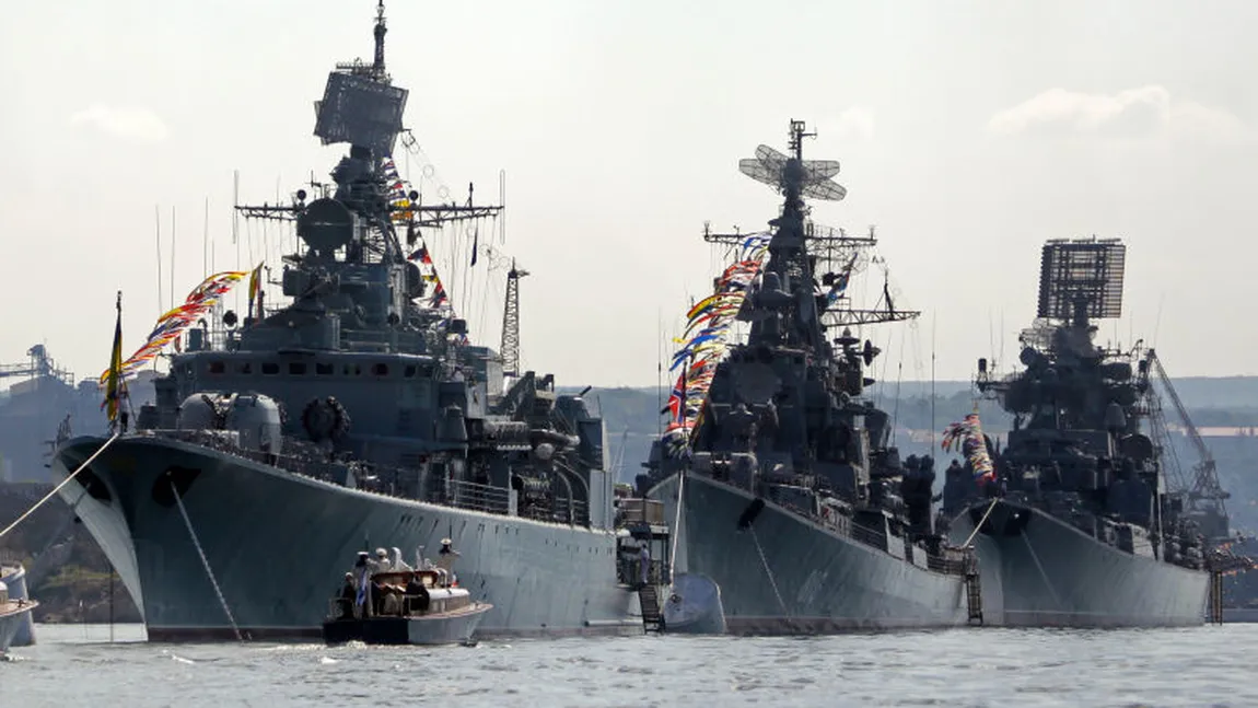 Marina rusă pregăteşte manevre antisabotaj în Marea Neagră