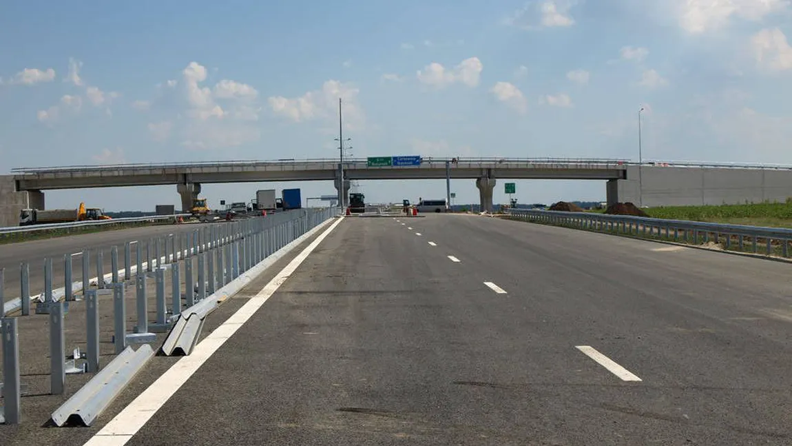 Traficul rutier a fost OPRIT pe Autostrada Bucureşti-Piteşti, pe sensul către Bucureşti