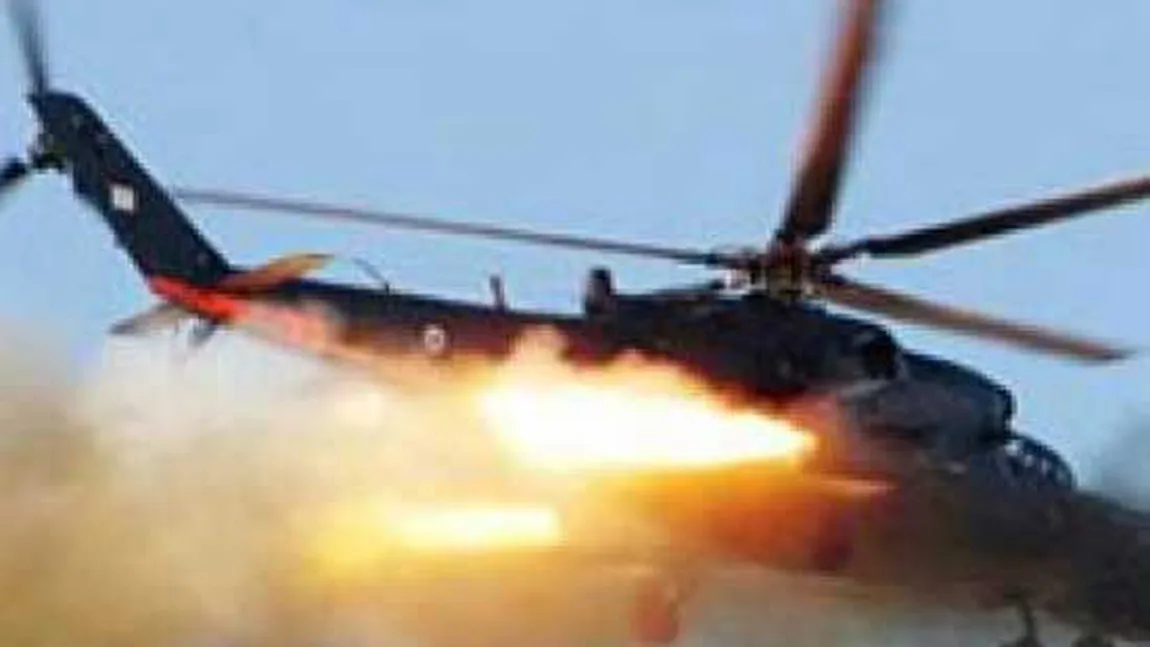 Un elicopter a lovit o linie electrică, doi morţi