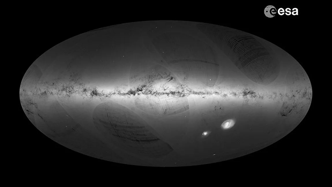 Recensământul galactic: Satelitul Gaia a identificat 1 MILIARD de stele. Este cea mai detaliată hartă a Căii Lactee FOTO şi VIDEO