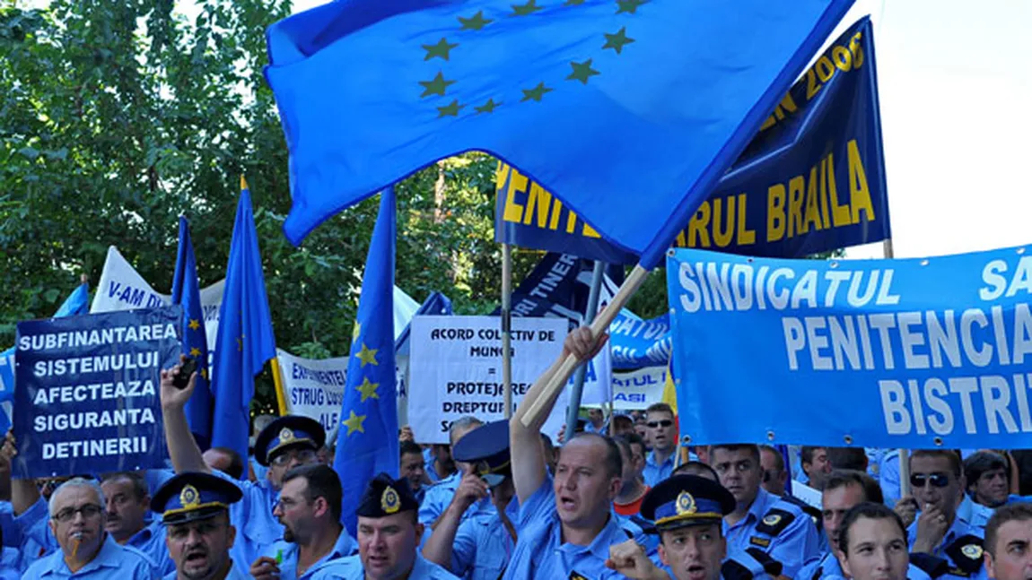 Sindicatele anunţă proteste ale angajaţilor în toate penitenciarele din ţară începând de luni