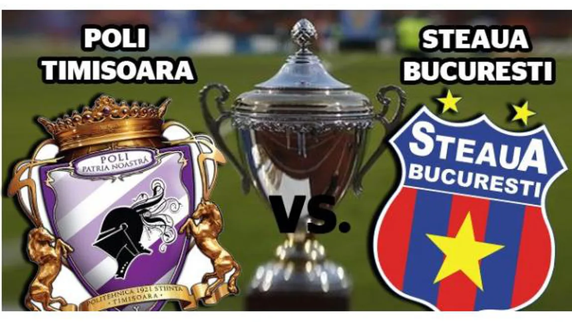 ACS POLI TIMISOARA - STEAUA 0-1 şi echipa lui Reghecampf rămâne la 5 puncte de Dinamo