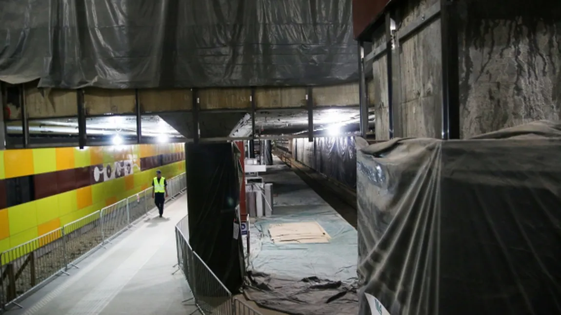 Se apropie de final lucrările la două noi staţii de metrou din Bucureşti