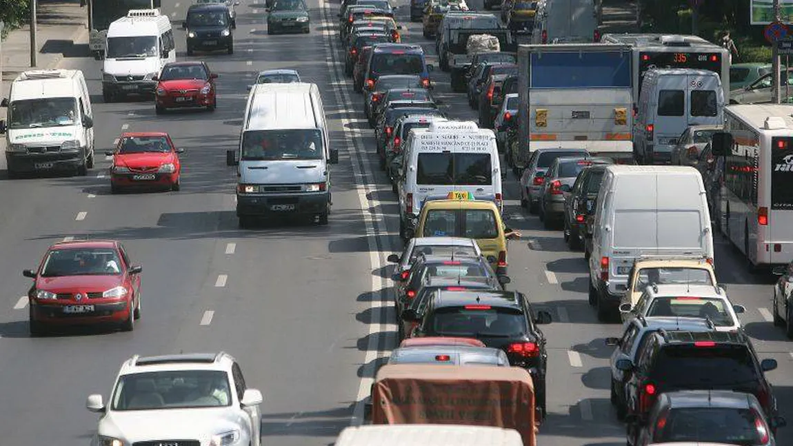 Traficul a fost blocat pe Şoseaua de Centură a Capitalei, ca urmare a unui protest al transportatorilor