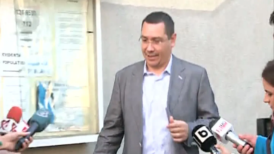 Victor Ponta, aflat sub control judiciar, s-a prezentat la Poliţie
