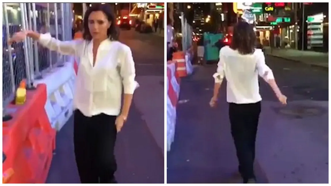 Victoria Beckham, dans în Times Square. Vezi ce spune fiul ei