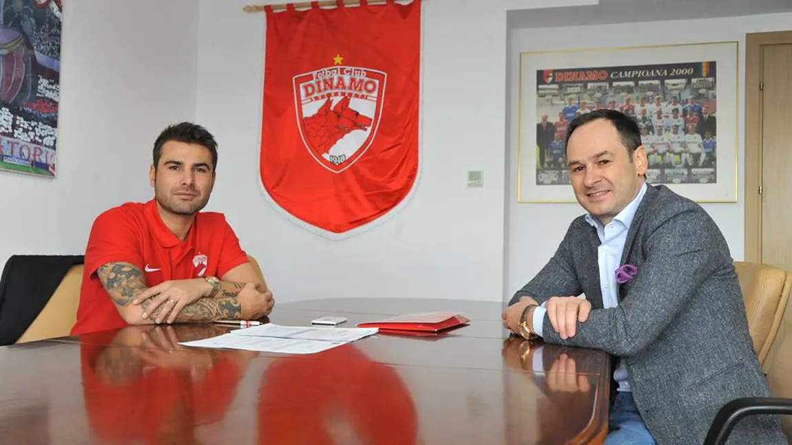 Adrian Mutu, numit oficial manager general al lui Dinamo. Anunţul a fost făcut de patronul Ionuţ Negoiţă