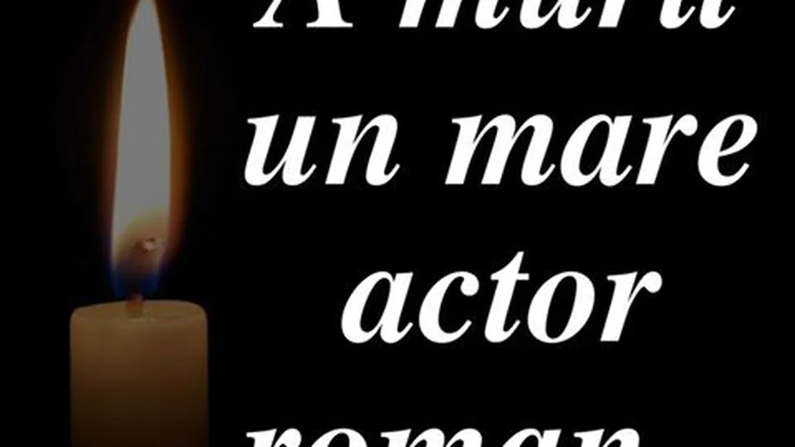 TRAGEDIE: A murit pe scenă, după ce a făcut o plecăciune în faţa publicului