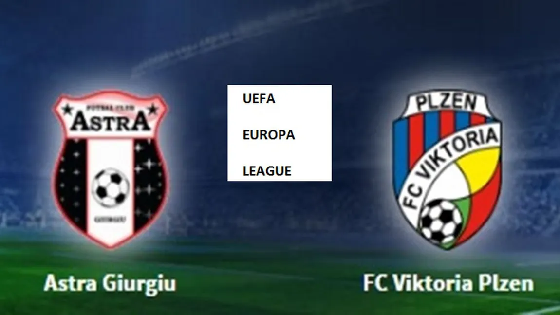 ASTRA - VIKTORIA PLZEN 1-1 în Grupa E din Europa League VIDEO