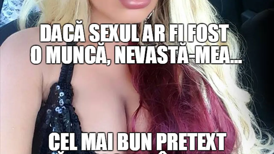 BANCUL ZILEI: Cel mai bun pretext să faci sex când vrei