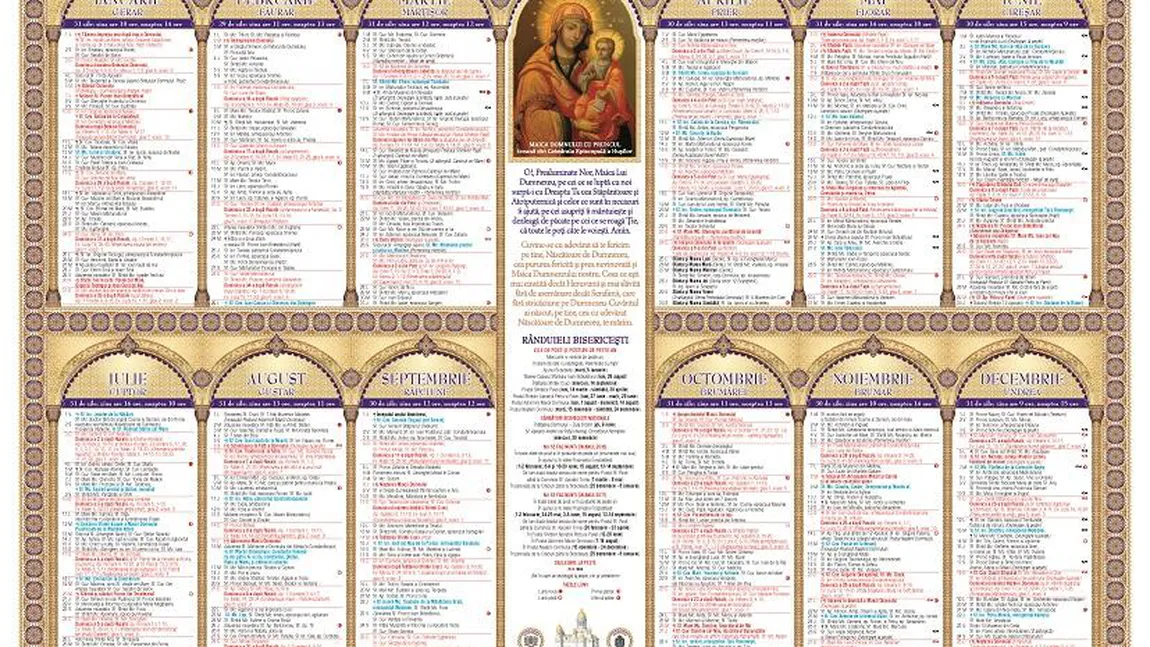 CALENDAR ORTODOX 2016. Ce sfinţi pomenim pe 4 noiembrie