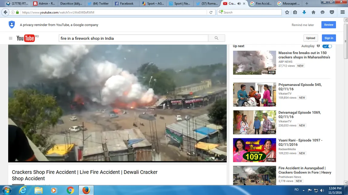 Mai ceva ca la război. Explozii în lanţ după un incendiu la un magazin de artificii, în India VIDEO