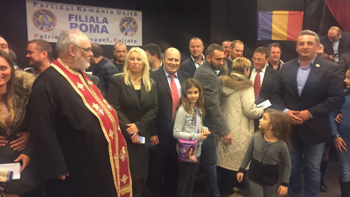 Partidul România Unită are filială la Roma