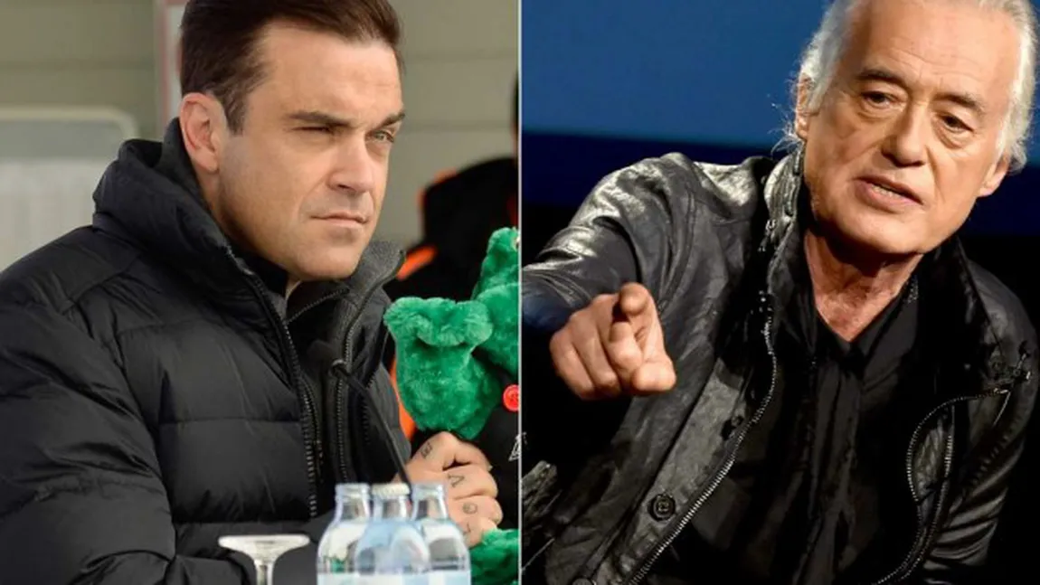 Robbie Williams îl acuză pe Jimmy Page (Led Zeppelin), vecinul său în Londra, că-l spionează