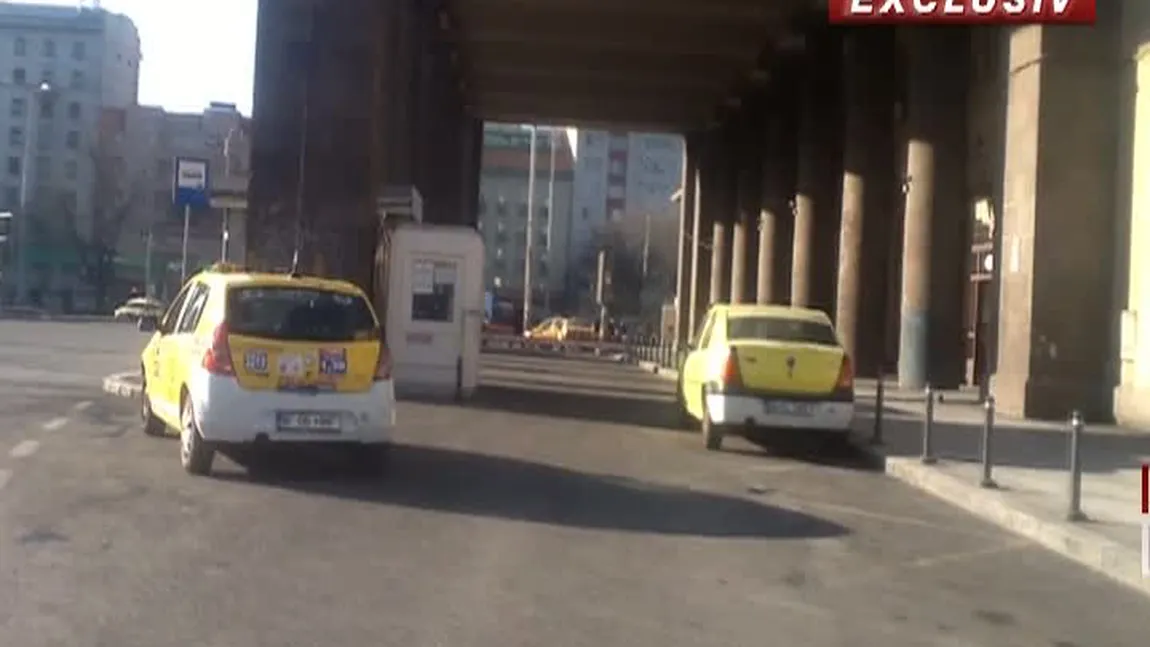 Clienţi jefuiţi de taximetriştii-pirat în zona Gării de Nord din Capitală. Preţurile sunt de trei ori mai mari decât cele legale VIDEO