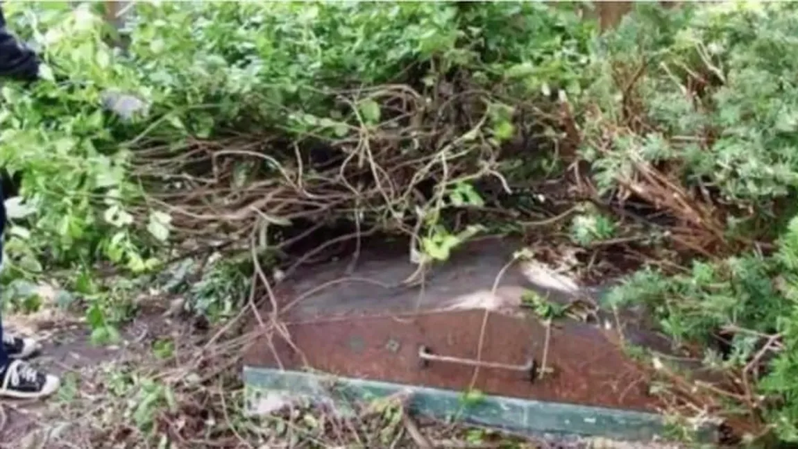 Ani de zile s-au ferit să deschidă uşa de metal din propria lor grădină. Ce au găsit în pământ când în sfârşit au decis să o facă