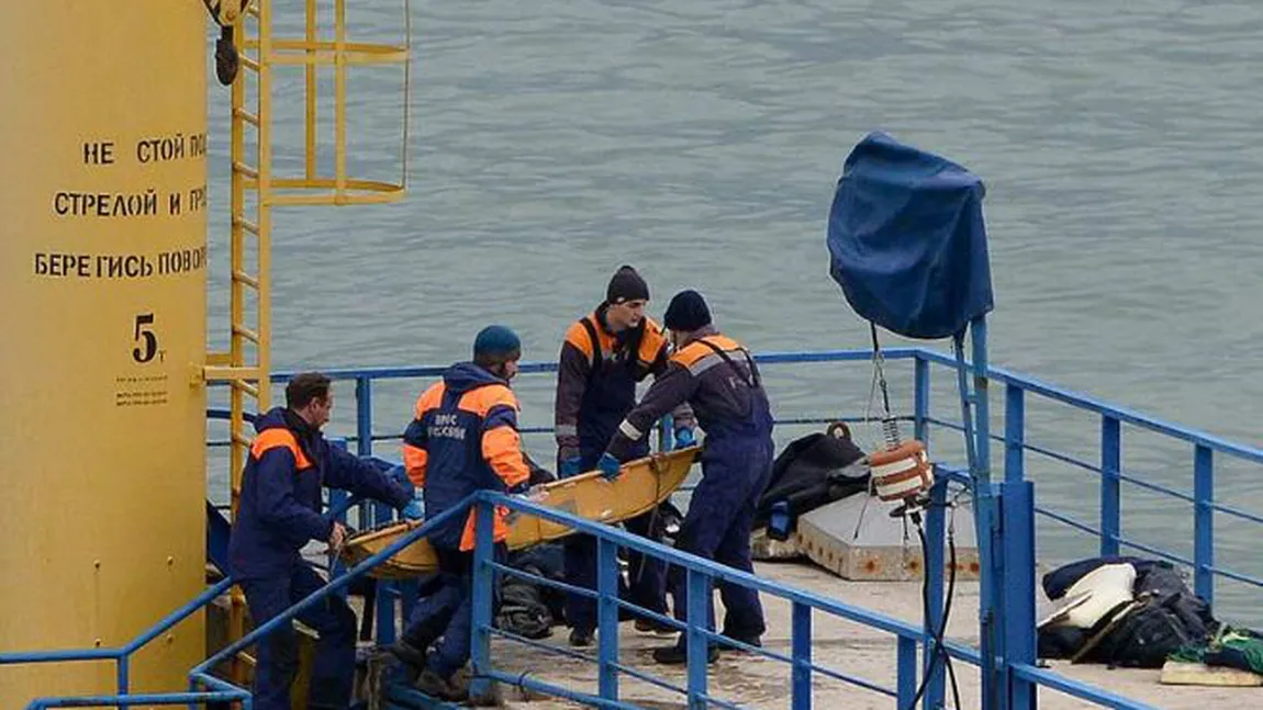 Corpul pilotului avionului prăbuşit în Marea Neagră şi alte 70 de fragmente de cadavre au fost recuperate
